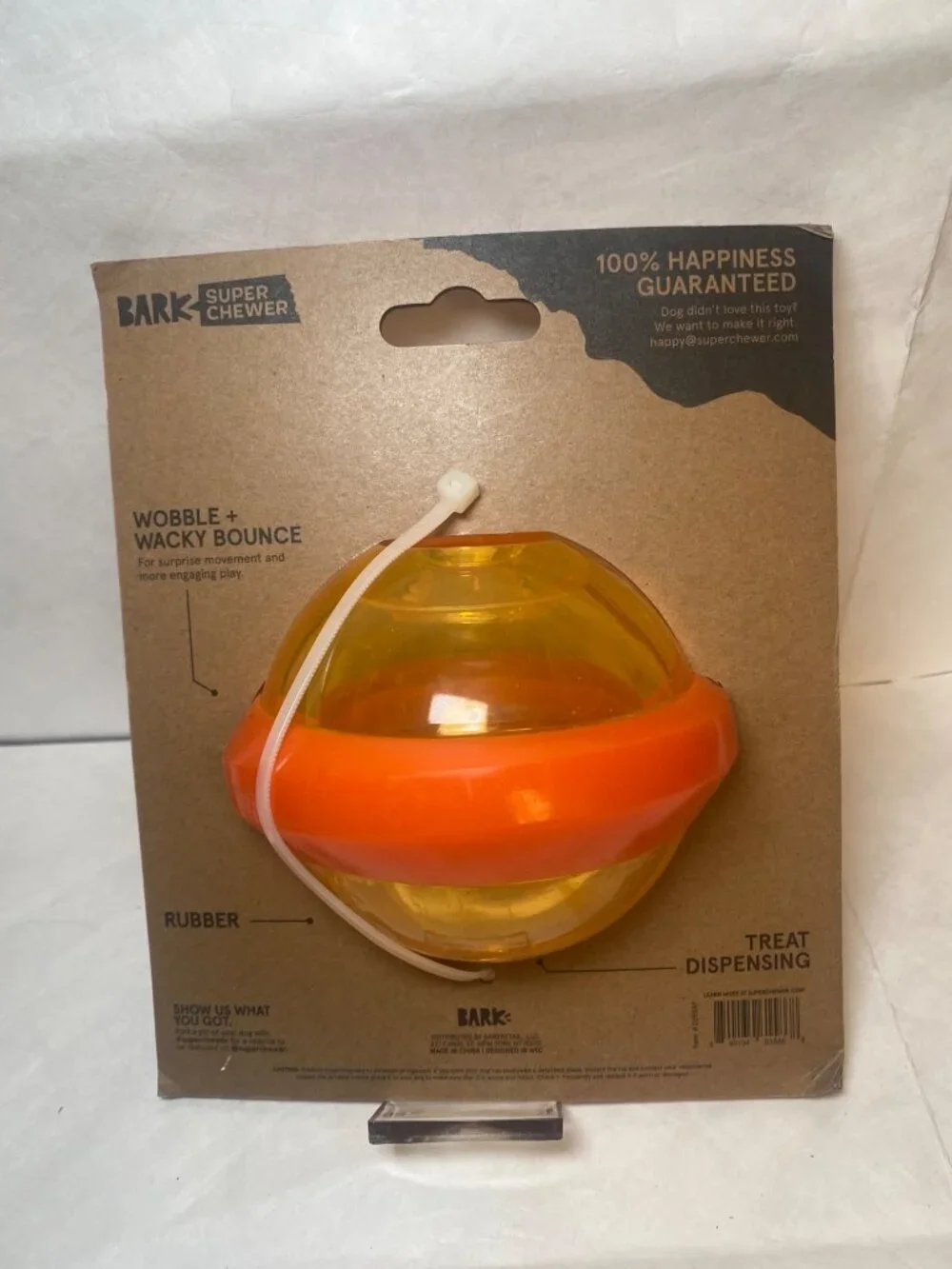 BARK Super Chewer Nebula Treat Dispensing Dog Toy M-L New